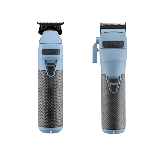 BaBylissPRO FXONE Clipper & Trimmer Matte Blue Combo LFX799BC+LFX899BC