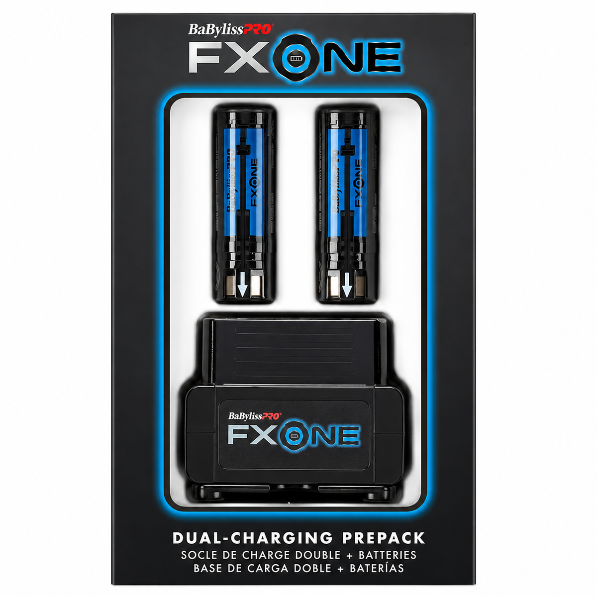 BaBylissPRO FXONE Dual‑Battery Charging Prepack Item # FXC2BPPK