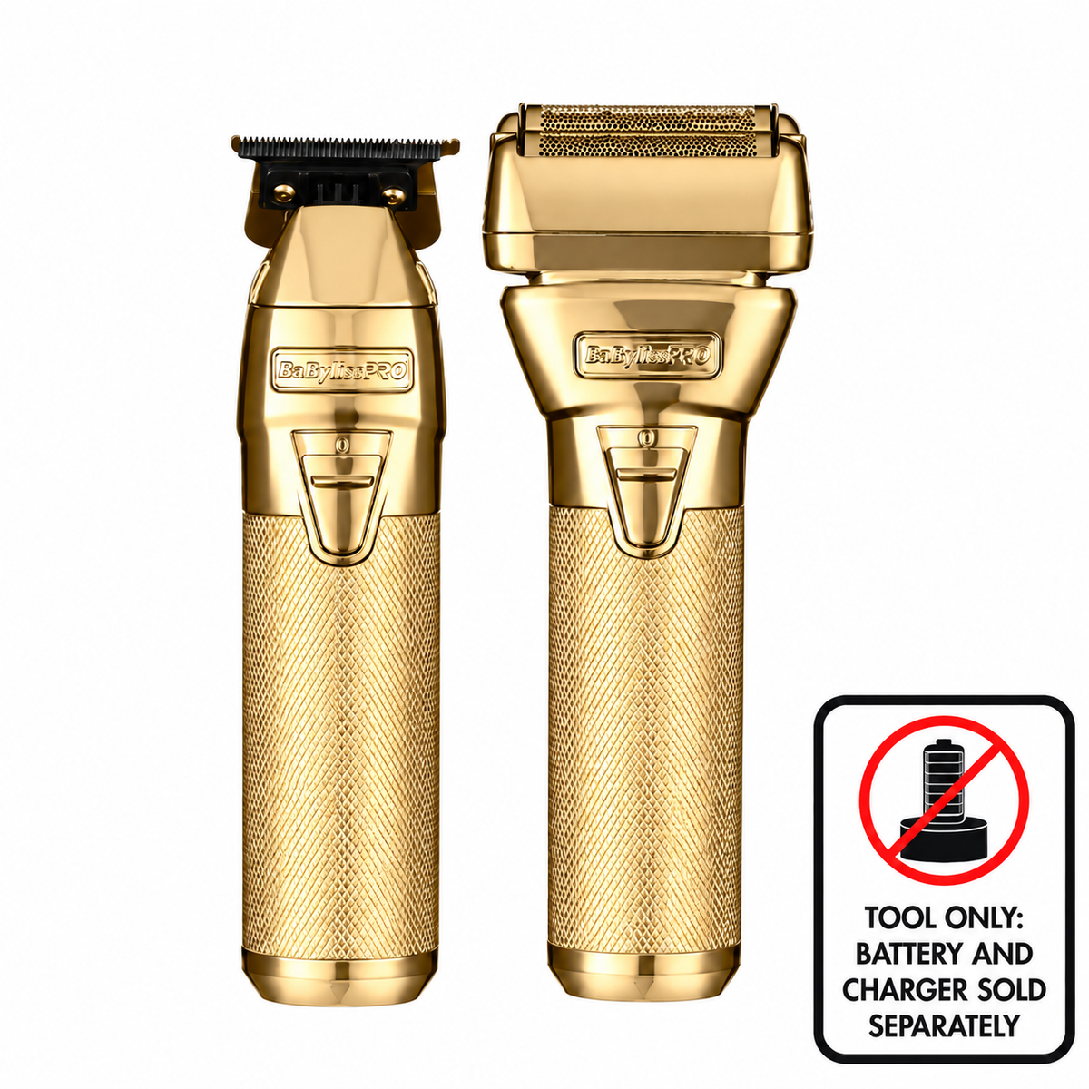 BaBylissPRO FXONE GoldFX Trimmer & Foil Shaver Prepack Tool Only FX1FSTGTO