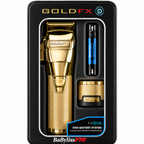 BaBylissPRO FXONE Gold FX Clipper with Gold Titanium MIM Precision Fade Blade Combo FX899G + FX8022G