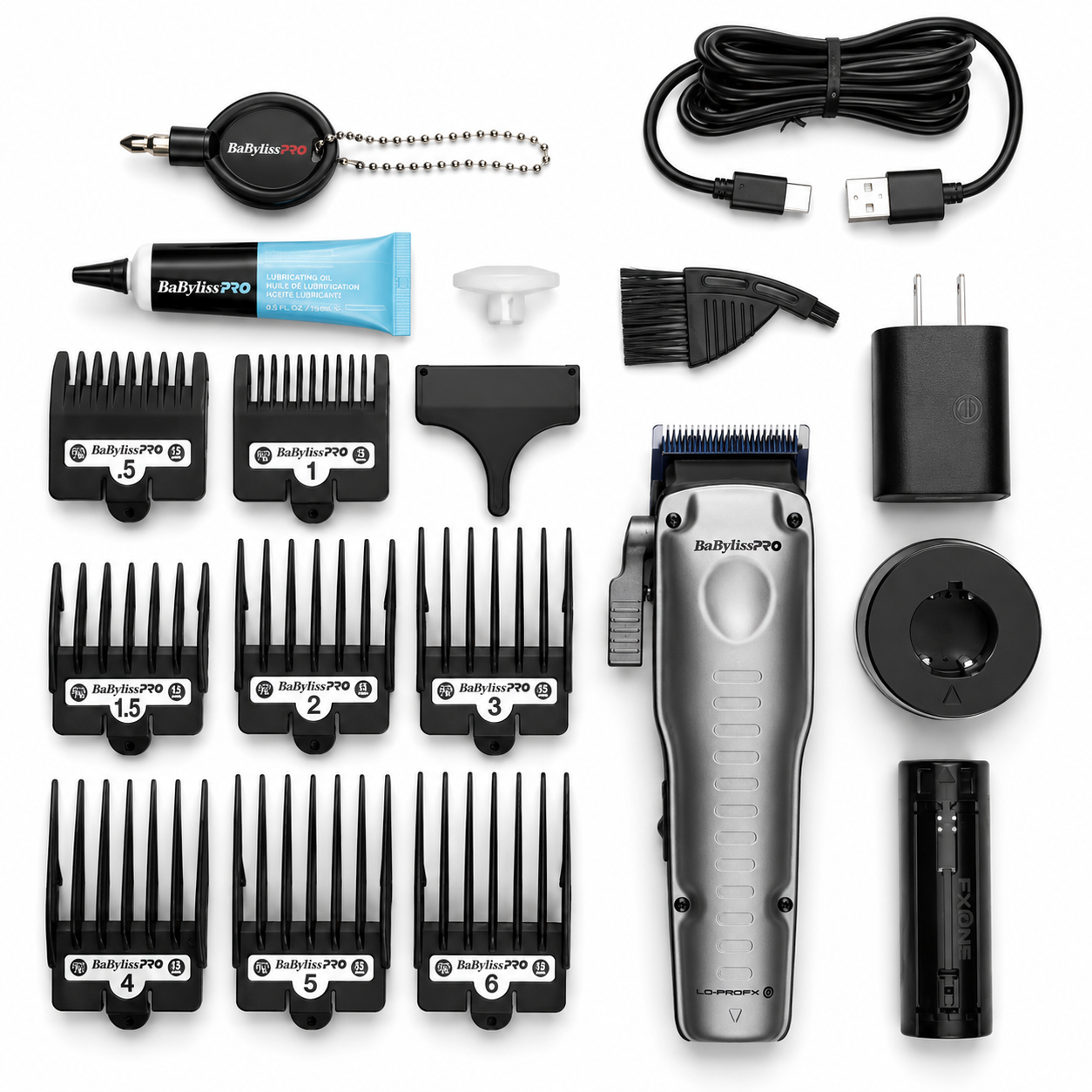 BaBylissPRO FXONE LO-PROFX High-Performance Clipper & Trimmer Combo FX829 + FX729