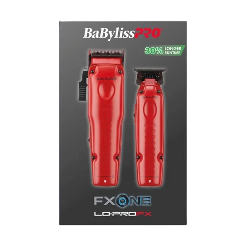 BaBylissPRO FXONE LO‑PRO Matte Red Combo (FX129MRPK)