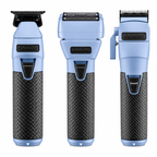 BaBylissPRO FXONE Limited-Edition Matte Blue Clipper, Trimmer, Shaver LFX899BC + LFX799BC + LFX79SBC