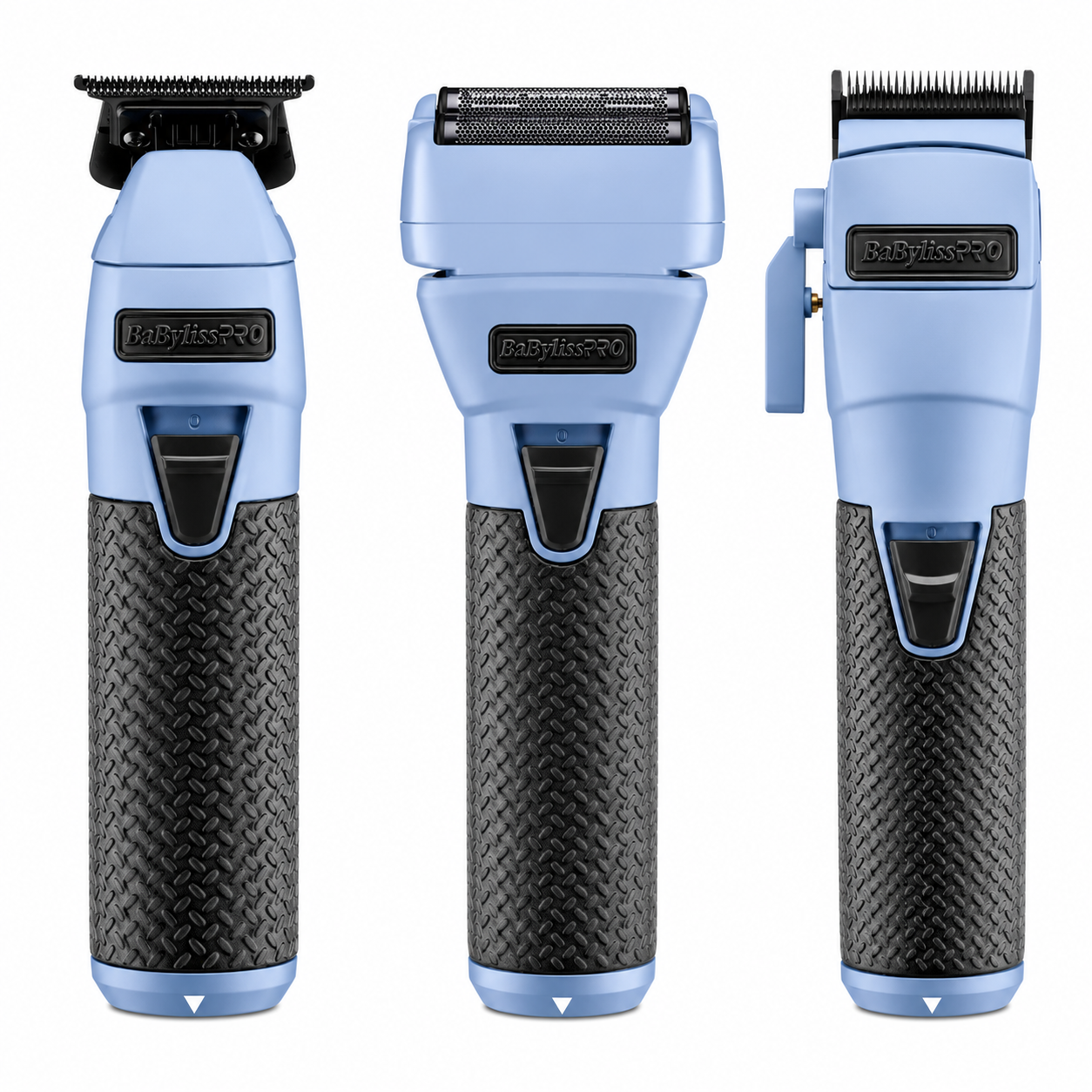 BaBylissPRO FXONE Limited-Edition Matte Blue Clipper, Trimmer, Shaver LFX899BC + LFX799BC + LFX79SBC
