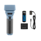 BaBylissPRO FXONE Limited‑Edition Matte Blue Foil Shaver (LFX79SBC) + FXONE Battery, Charging Base & Cord