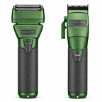 BaBylissPRO FXONE Limited Edition Matte Green All-Metal Clipper & Matte Green Foil Shaver LFX899GC+LFX79SGC