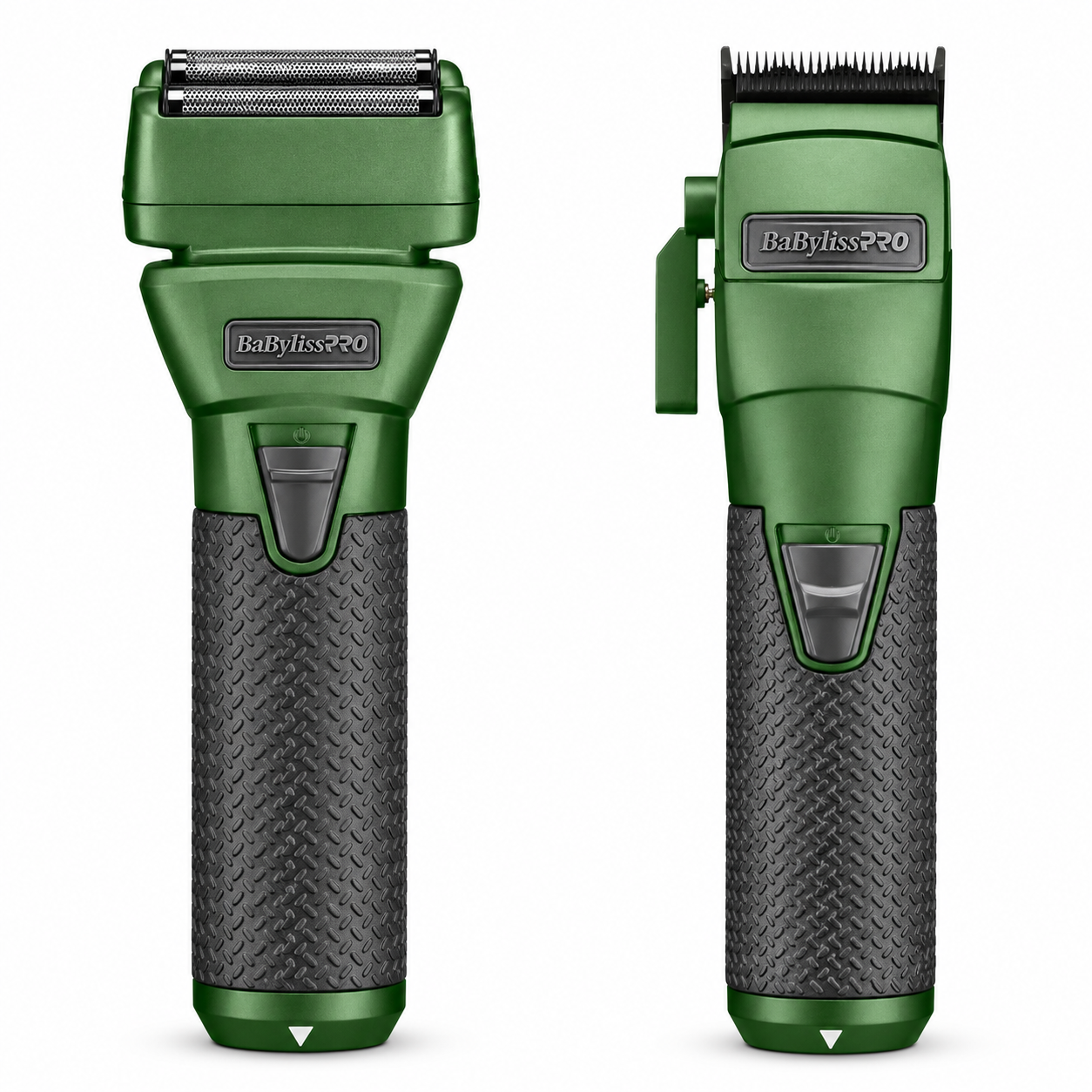 BaBylissPRO FXONE Limited Edition Matte Green All-Metal Clipper & Matte Green Foil Shaver LFX899GC+LFX79SGC
