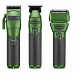 BaBylissPRO FXONE Matte Green Clipper Trimmer and Shaver battery, charging base & cord included LFX899GC+LFX799GC+LFX79SGC