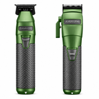 BaBylissPRO FXONE Matte Green Metal Clipper & Trimmer battery, charging base & cord LFX799GC+LFX899GC