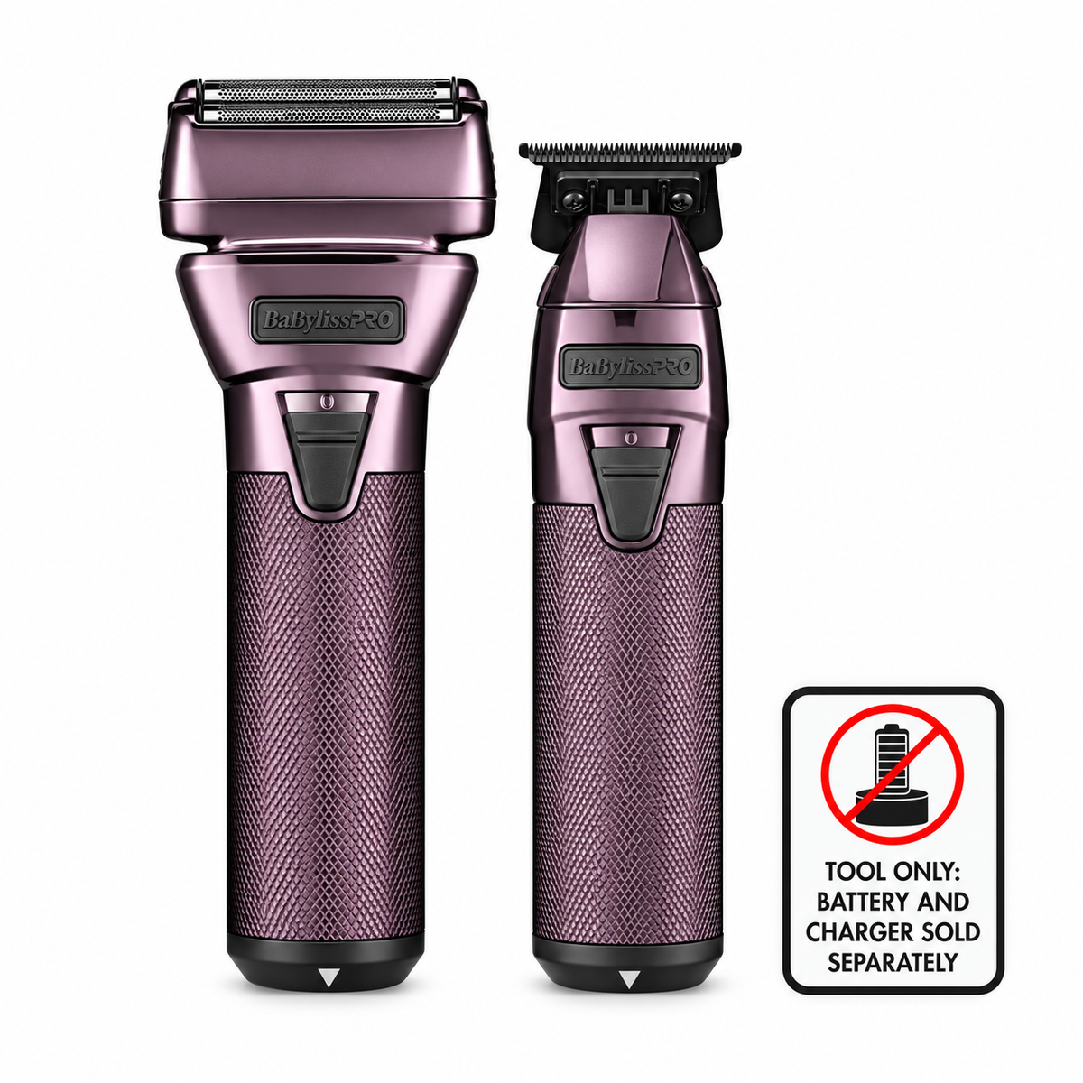 BaBylissPRO FXONE Nightfall Purple Trimmer & Double Foil Shaver Tool Only #FX1FSTPTO