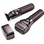 BaBylissPRO FXONE Nightfall Trimmer & Foil Shaver Set + Dual Battery Charger FX1FSTPTO