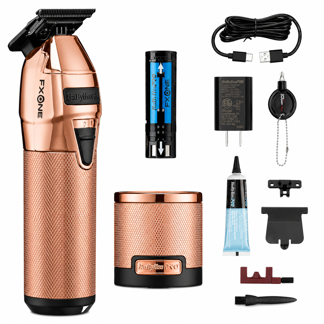 BaBylissPRO FXONE Professional Cordless Outlining Trimmer Interchangeable Battery FX799G