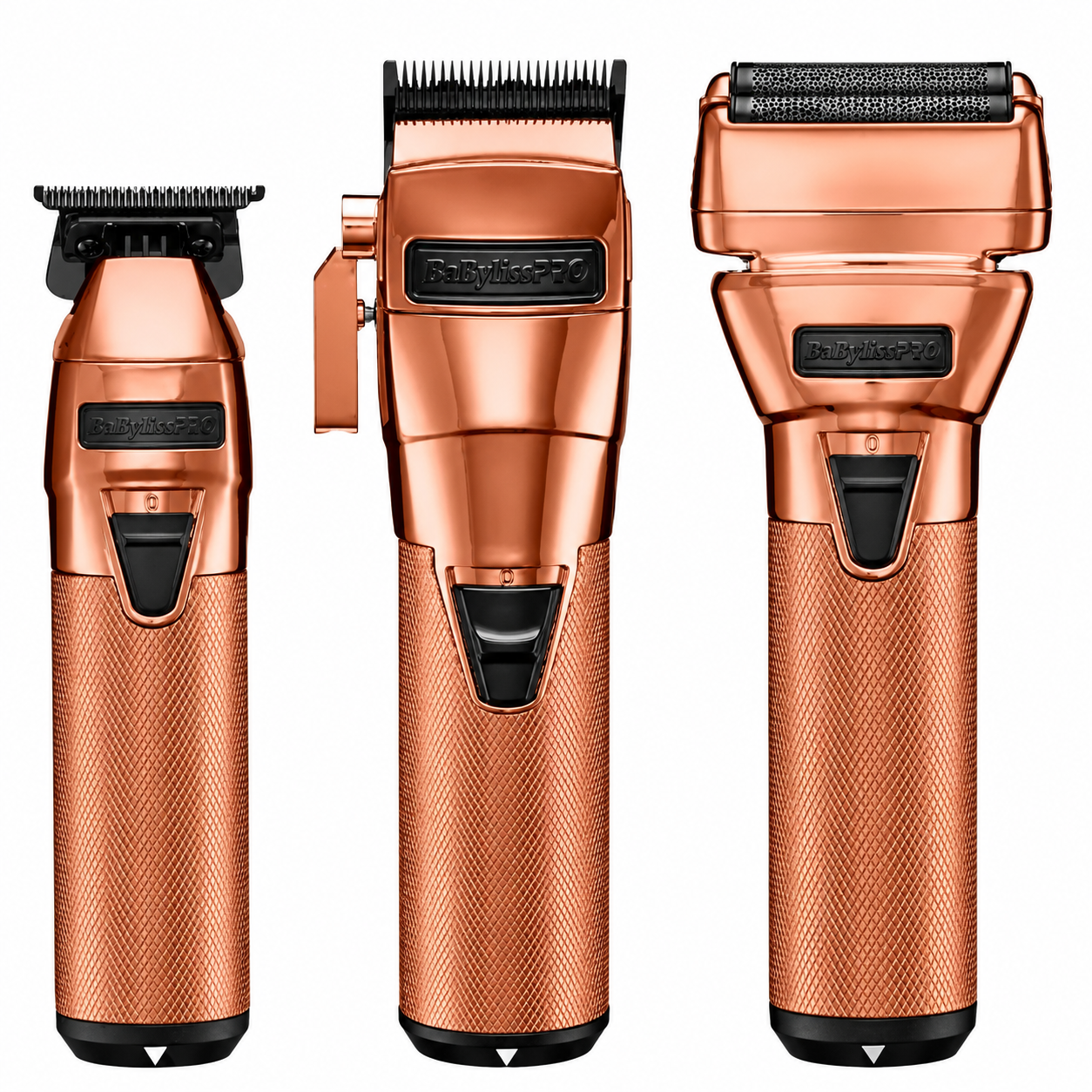 BaBylissPRO FXONE RoseFX Clipper, Trimmer & Shaver Set FX899RG + FX799RG + FX79FSRG