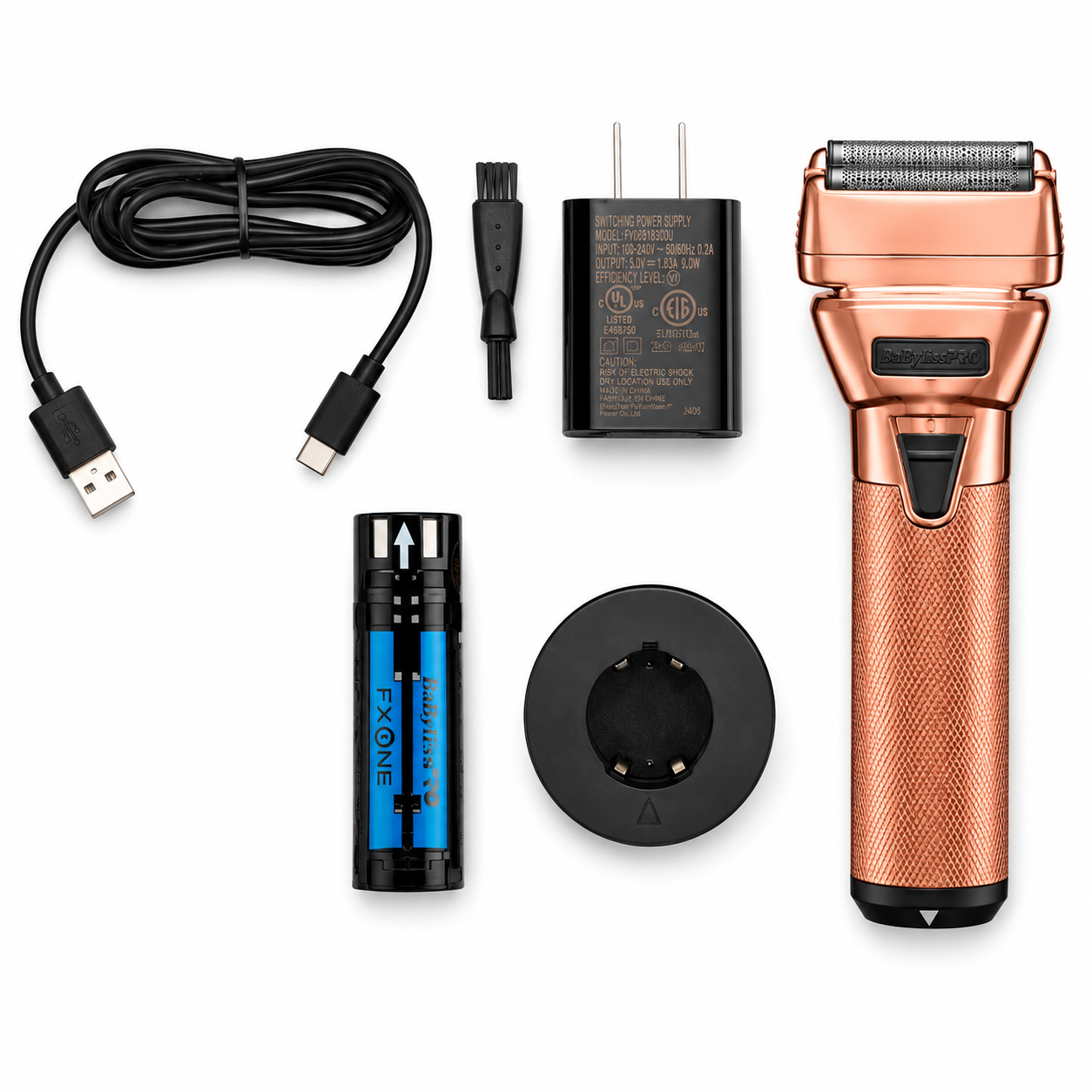 BaBylissPRO FXONE RoseFX Clipper, Trimmer & Shaver Set FX899RG + FX799RG + FX79FSRG