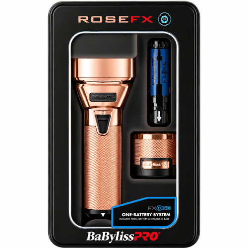 BaBylissPRO FXOne Cordless Double Foil Shaver Rose Gold FX79FSRG