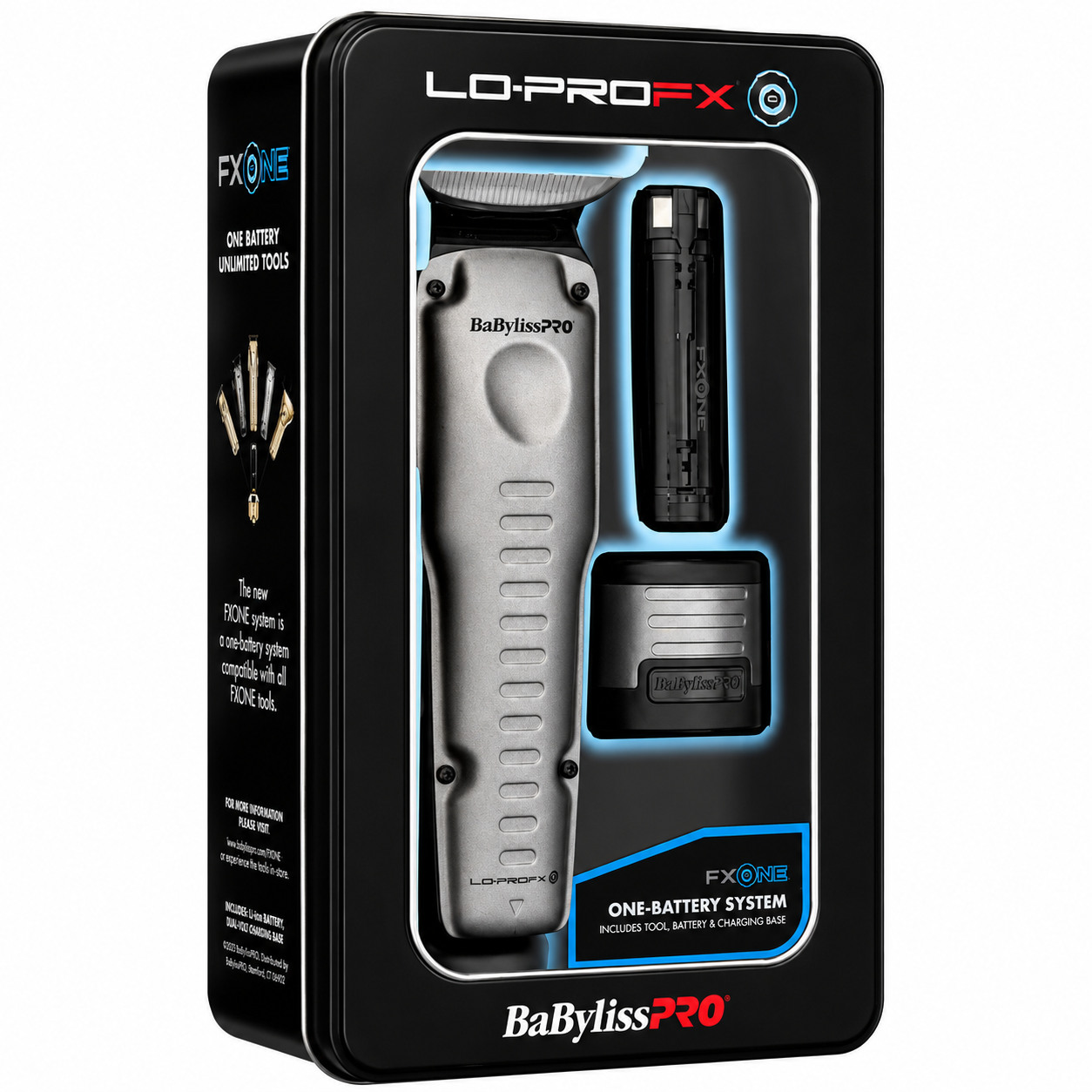 BaBylissPRO FXOne Lo-ProFX Cordless Clipper Gray FX829