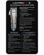 BaBylissPRO FXOne Lo-ProFX Cordless Clipper Gray FX829