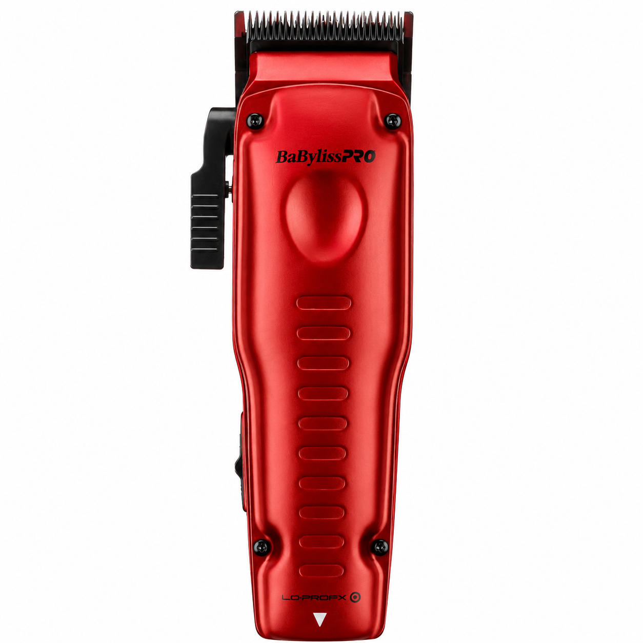 BaBylissPRO FXOne Lo-ProFX Matte Red Clipper FX829MR – Limited Edition Cordless Hair Clipper with Charging Base