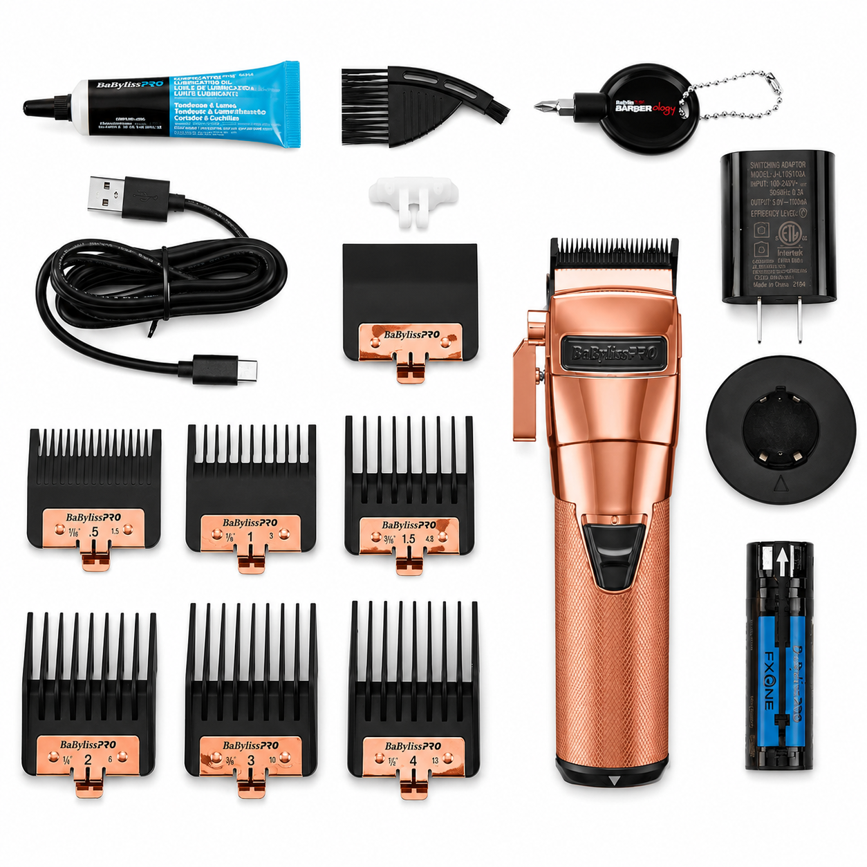 BaBylissPRO FXOne Rose GoldFX All-Metal Cordless ClipperFX899RG