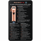 BaBylissPRO FXOne Rose GoldFX All-Metal Cordless ClipperFX899RG
