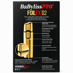BaBylissPRO FoilFX02 Gold Cordless Double Foil Shaver FXFS2G