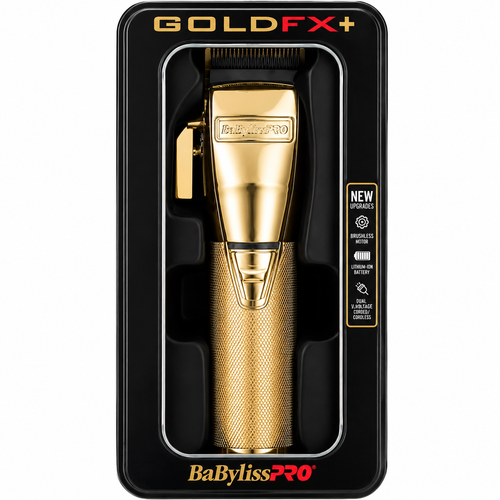 BaBylissPRO GOLDFX Metal Cord/Cordless Hair Clipper FX870G