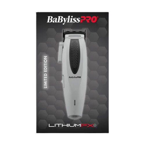 BaBylissPRO GREY LithiumFX+ Limited Edition Clipper, Trimmer and Shaver 3-Piece Grooming Set FX673NSGY + FX773NGY + FXFS573GY