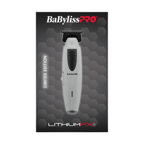 BaBylissPRO GREY LithiumFX+ Limited Edition Clipper, Trimmer and Shaver 3-Piece Grooming Set FX673NSGY + FX773NGY + FXFS573GY