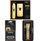 BaBylissPRO GoldFX+ All‑Metal Lithium Clipper FX870NG + FXLFHOLPKG + FXLRF1G