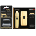 BaBylissPRO GoldFX Trimmer & UVFOIL Single Foil Shaver Combo – FXLFHOLPKG + UV Disinfecting Replacement Foil – FXLRF1G