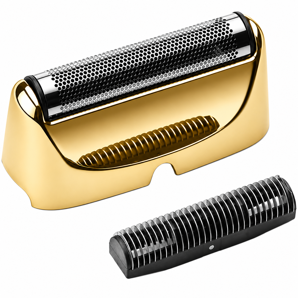 BaBylissPRO GoldFX Trimmer & UVFOIL Single Foil Shaver Combo – FXLFHOLPKG + UV Disinfecting Replacement Foil – FXLRF1G