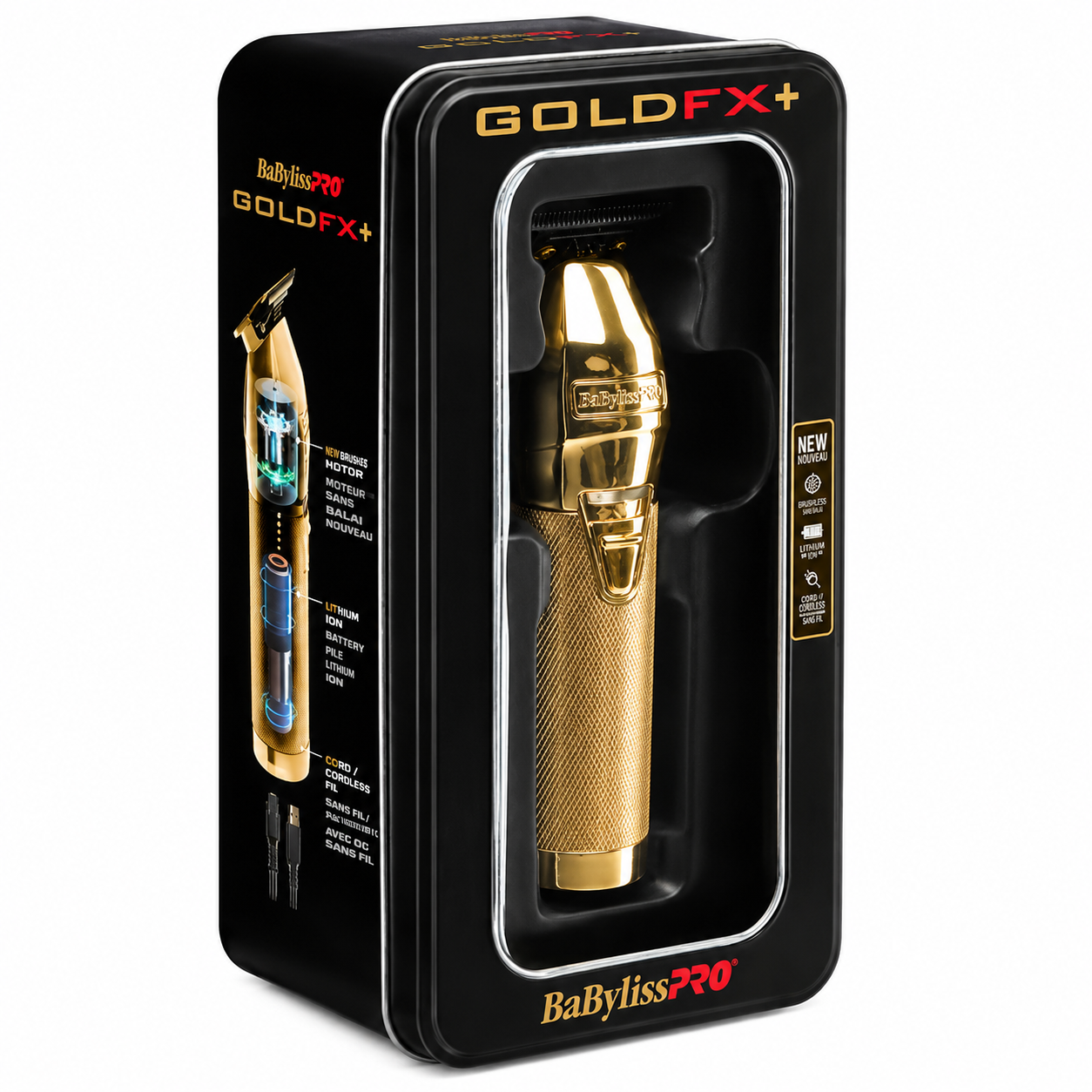 BaBylissPRO Gold FX Skeleton Cordless Trimmer FX787NG