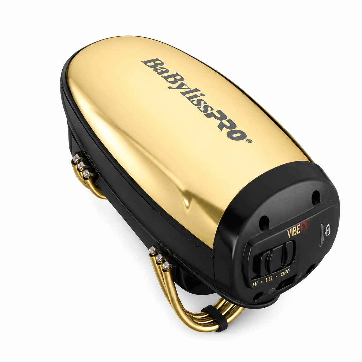 BaBylissPRO Gold Massager VIBEFX 2-Speed Cord/Cordless FXSSMG
