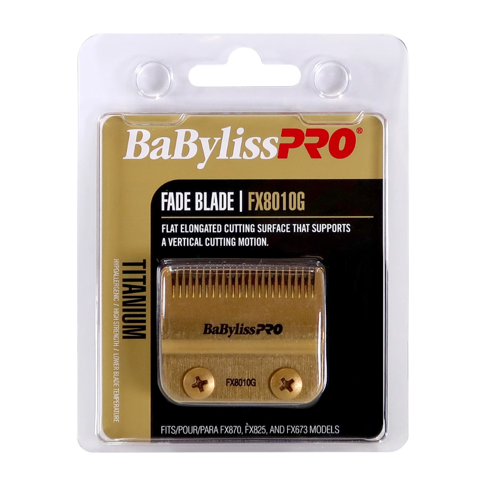 BaBylissPRO Gold Titanium Fade Clipper Blade FX8010G