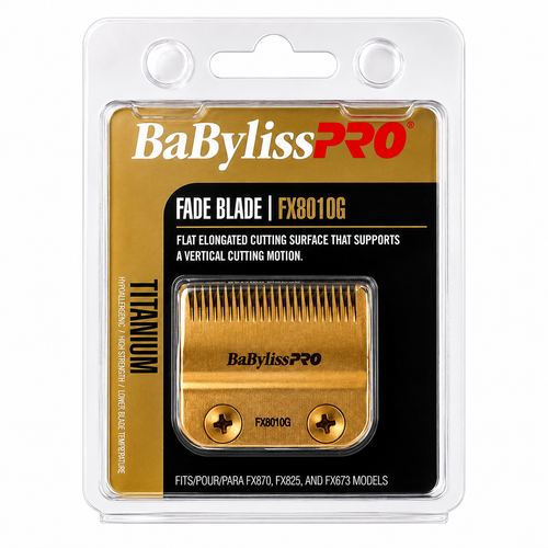 BaBylissPRO Gold Titanium Fade Clipper Blade FX8010G