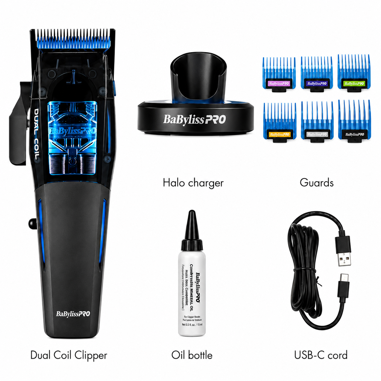 BaBylissPRO High-Performance Dual-Coil Motor Cordless Clipper FX95C
