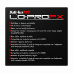 BaBylissPRO LO-PROFX Clipper Charging Base FX825BASE