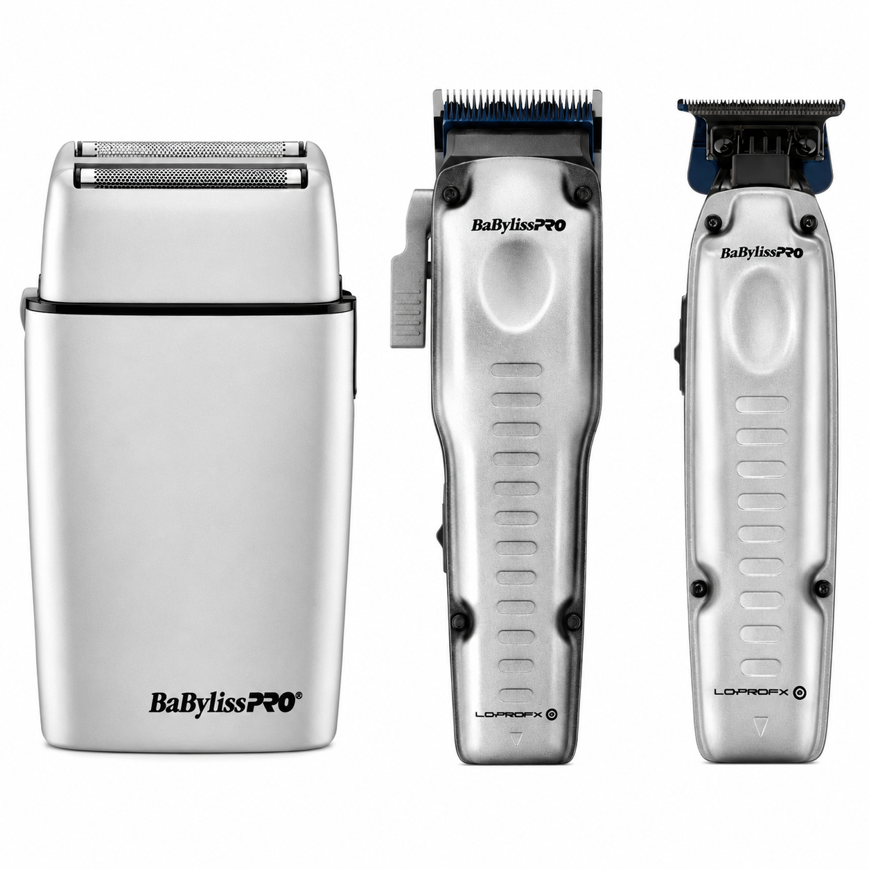 BaBylissPRO  LO-PROFX Clipper Trimmer & Foil Shaver FX829 + FX729 + FXFS2GY