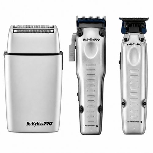BaBylissPRO  LO-PROFX Clipper Trimmer & Foil Shaver FX829 + FX729 + FXFS2GY