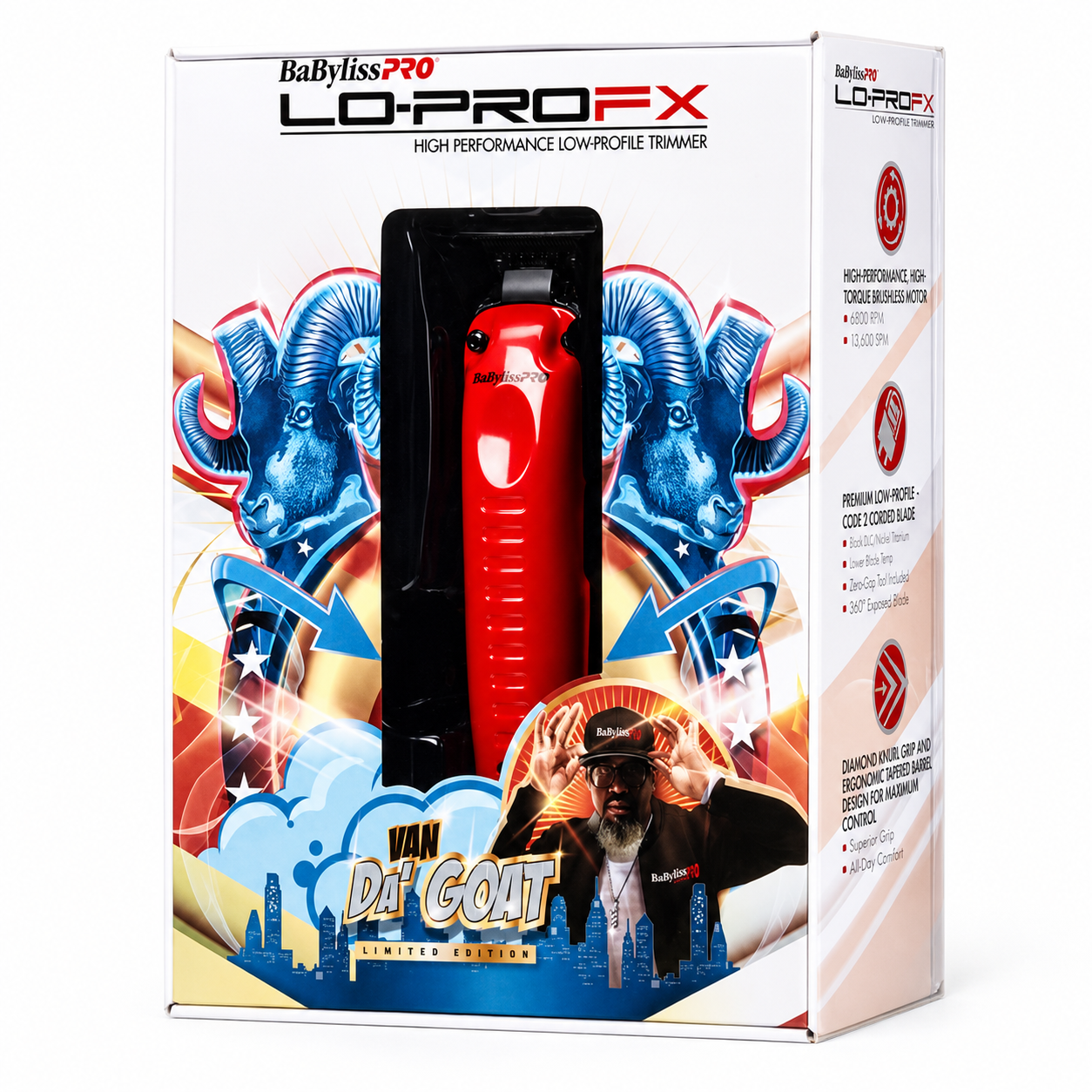 BaBylissPRO LOPROFX Red Trimmer FX726RI