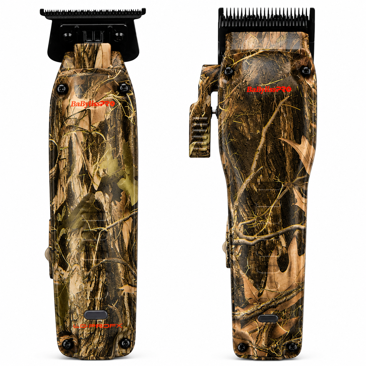 BaBylissPRO LO‑PROFX Camo Compact Clipper & Camo Trimmer Combo FX72CAM + FX82CAM