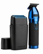 BaBylissPRO LimitedFX Black & Blue Trimmer & Foil Shaver Set FXDUOFS2TBL