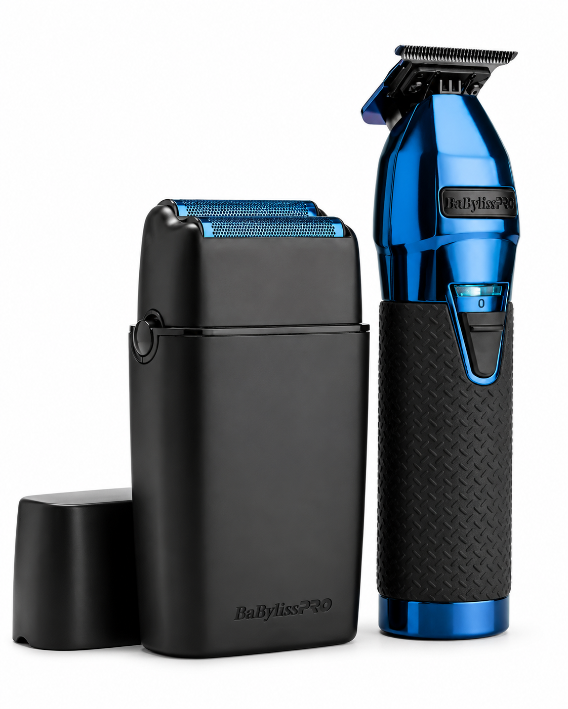 BaBylissPRO LimitedFX Black & Blue Trimmer & Foil Shaver Set FXDUOFS2TBL