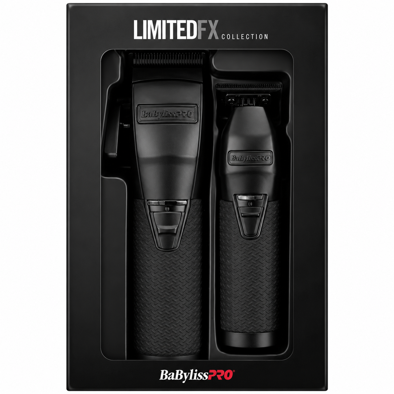 BaBylissPRO LimitedFX Clipper and Trimmer Collection Matte Black FXDUOCTMB