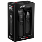 BaBylissPRO LimitedFX Clipper and Trimmer Collection Matte Black FXDUOCTMB