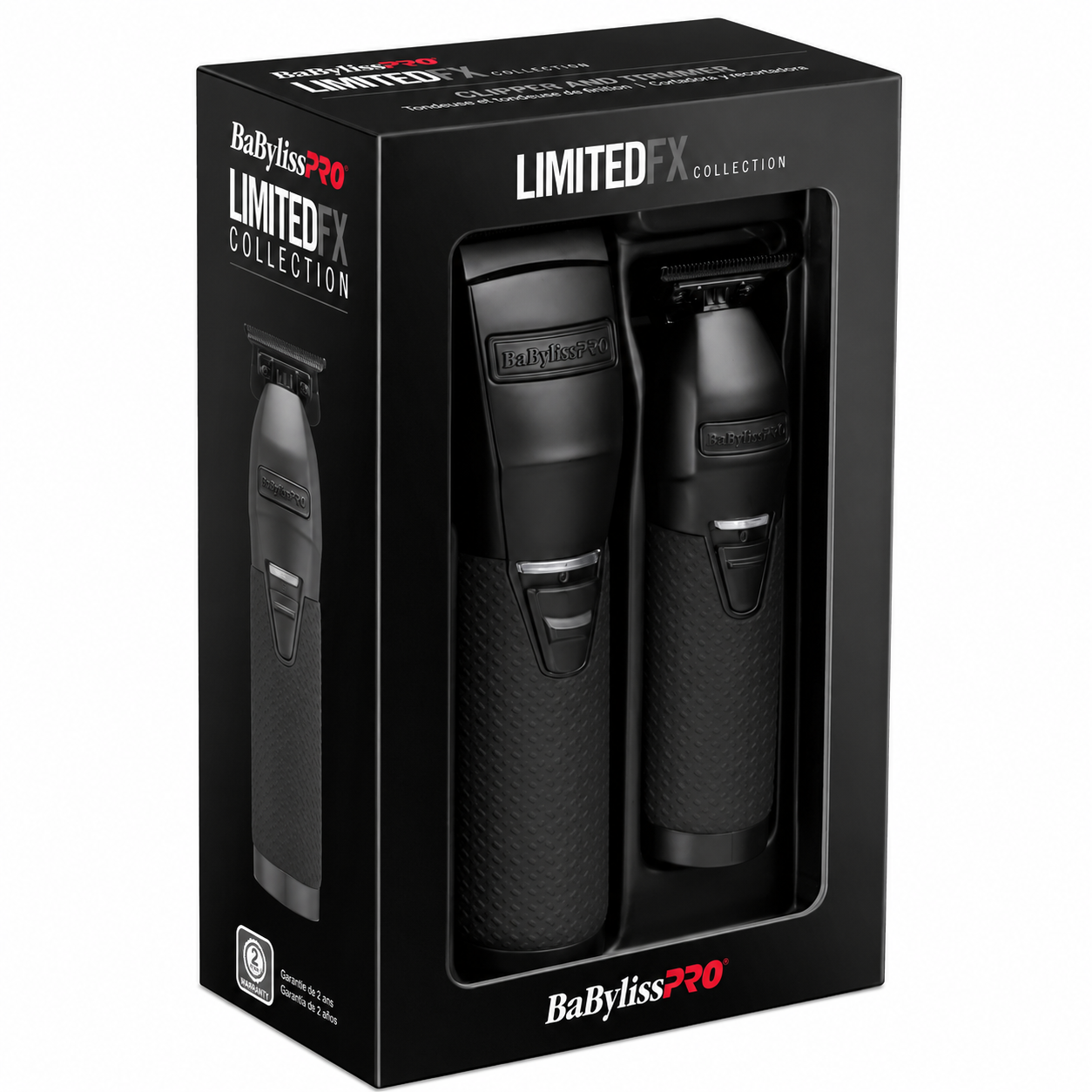 BaBylissPRO LimitedFX Clipper and Trimmer Collection Matte Black FXDUOCTMB