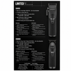 BaBylissPRO LimitedFX Clipper and Trimmer Collection Matte Black FXDUOCTMB