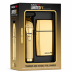 BaBylissPRO LimitedFX Gold Trimmer & Double Foil Shaver Combo FXDUOFS2TG
