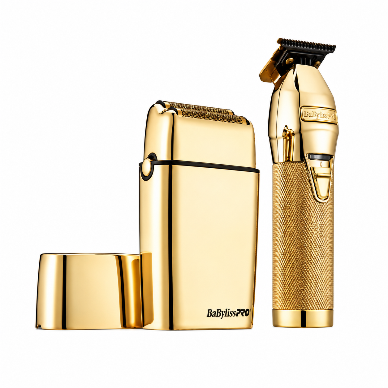 BaBylissPRO LimitedFX Gold Trimmer & Double Foil Shaver Combo FXDUOFS2TG