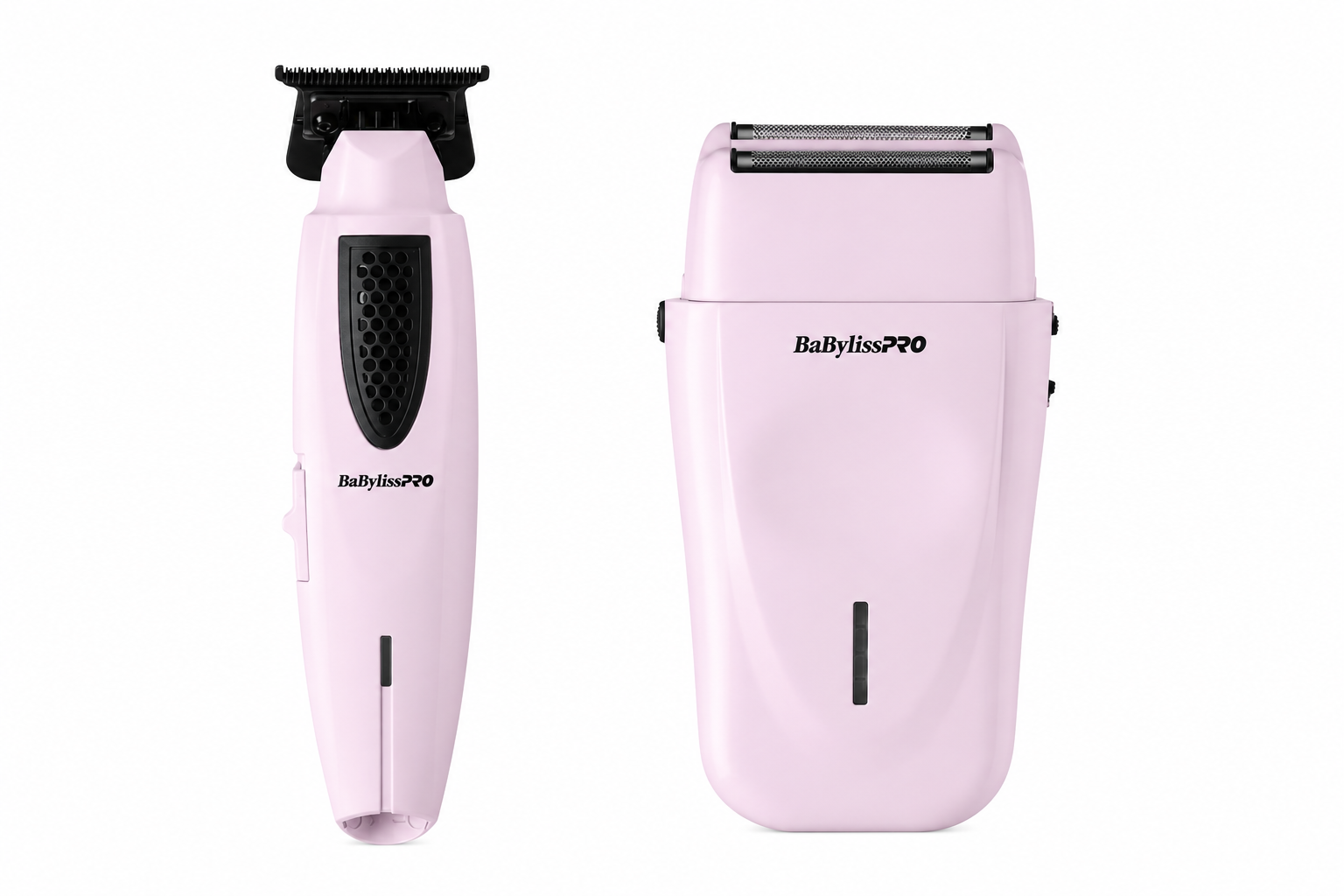 BaBylissPRO Limited Edition LithiumFX+ Trimmer & Double Foil Shaver Value Set Pink FX73FSTPKMP